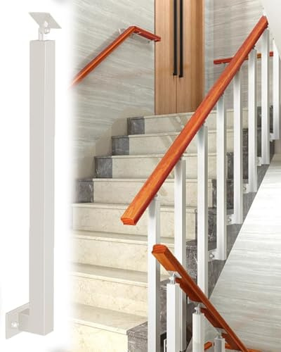 Stair Spindles Side Mount, Handrail Support Bracket for Staircase, Balusters Fixing Kit Rail to Newel Post