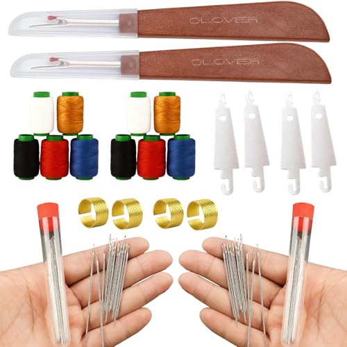 72 Piece Sewing Tool Set, Stainless Steel Sewing Needles and Essential Accessories, Complete Needle and Thread Kit for Home Repairs, Travel, and DIY Crafts