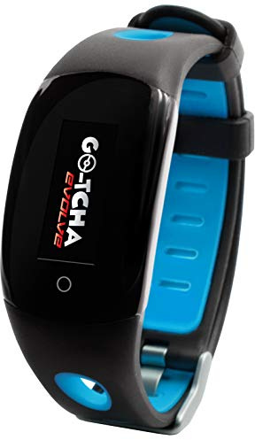 Datel Go-Tcha Evolve LED-touch armbandsklocka för Pokemon Go med Auto Catch och Auto Spin - blå/svart (elektroniskt spel)