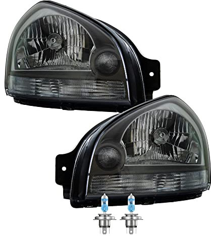 Halogen Scheinwerfer Frontscheinwerfer Set H4 für Tucson inkl. Lampen