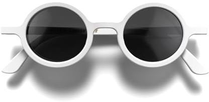 LONDON MOLE® Moley sonnenbrille | Coole runde gläser | Herren damen unisex | Federscharniere