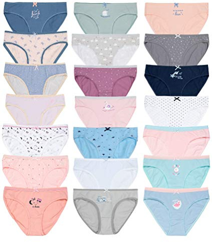 Channo Braguitas de Algodón para Mujer con Estampados Originales. Suave y Cómodas - Pack Sorpresa de 9, M