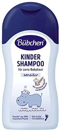 Bübchen Kinder Shampoo, 400 ml – milde Haarwäsche für Babys und Kinder ohne Tränen, Babyshampoo für leicht kämmbares Haar, ohne Silikone