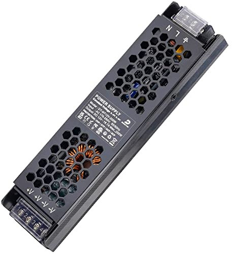 LED Trafo 12V DC, Netzteil LED Treiber 200W, Niedervolt Transformator 230V auf 12 Volt Gleichstrom, LED Driver Ohne Mindestlast, Schaltnetzteil Flackerfrei für Birnen Lichtstreifen Lampen, DUSKTEC