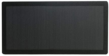 PVC Magnetischer Kühlventilator Staubfilter Abdeckung Staubdicht Schwarz Lüfter Filter Staubschutz Kühlschutz für Computer PC (12 x 24 cm)