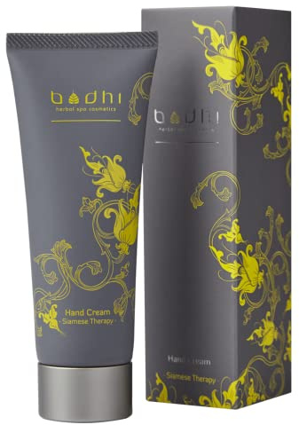 BODHI® Natürliche Handcreme LAVENDEL UND ZITRONENGRAS 50ml / die beste Creme für trockene Hände/nährend und erfrischend mit ätherischen Ölen aus Lavendel und Zitronengras/Bio & Vegan
