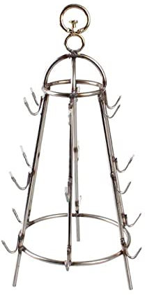 Support De Rôtissoire De Poulet Côtelettes d'agneau Rôti de Poulet BBQ Supports de côtes for Griller et Faire Un Barbecue ou Gril à Charbon for Gril à gaz(35.5x14.5cm)