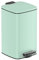 SONGMICS Bathroom Bin, 8L Small Bin, Pedal Toilet Bin for Small Spaces, Soft-Close Lid, Steel, Mint Green LTB590C0802