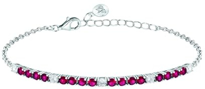 Morellato Bracciale Donna in Argento 925‰, Zirconi, Collezione Tesori, Tennis - SAIW143