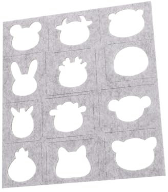 CIMAXIC Moldes De Fieltro Plantillas Para Fieltro Molde De Appliques Fácil De Usar Diy