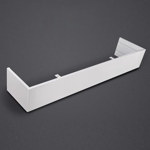 Scatola per mantovana per Tende da soffitto Senza binari, mantovana tagliabile per Doppio Binario per Tende, mantovana Decorativa per Camera da Letto per bovindo (3,8 m (12,5 Piedi))