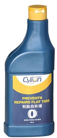 Zibeem Sellador de neumáticos para Bicicletas,Sellador de neumáticos sin cámara - Reparación de neumáticos pinchados de 400 ml,Prevención y reparación de neumáticos pinchados, sellador de reparación