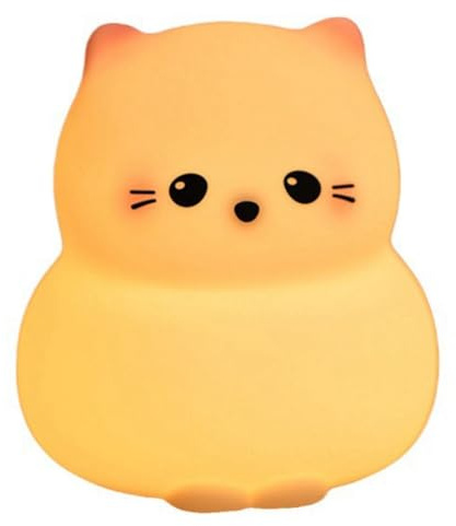 Suoumwa Luz de Silicona con Forma de, Luz Suave de de, Lámpara Dormir, Lámpara de, Lámpara con Sensor Táctil