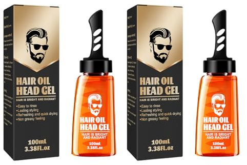 Haarstyling-Gel für Männer,2-in-1-Haarwachsgel mit Kamm,Haargel Mit Kamm,Haargel Herren Haarwachs Männer,Haarstyling Gel,2-in-1 Hair Wax Gel with Comb,für das Haarstyling,200ml