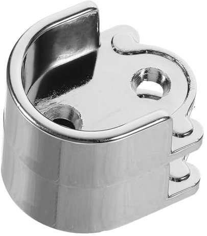HOMOCONO 2 Stück Kleiderstangenhalterung Edelstahl 25mm Flanschstangenhalter Für Wandmontage Garderobe Badzimmer