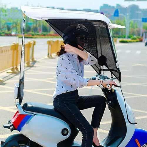 Universal Elektrisches Radfahren Wasserdicht Sonnendach für Mobilität Roller Sonnenschutz für Batterie Auto Motorrad - Regenschutz Baldachin Roller Zubehör