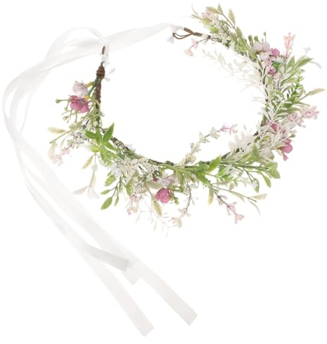Hemobllo Künstliche Blumenkrone Haarreif Für Hochzeiten Braut-accessoires Mit Zarten Details Blumenkopfschmuck Für Mädchen Und Fotorequisiten Für Feiern Und Besondere Anlässe