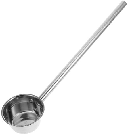 ELAYARD Mestolo in Acciaio Resistente Manico Lungo Paletta Per Irrigazione Da Giardino Mestolo Grande Per Acqua Da Cucina Per Annaffiare Fiori e Verdure