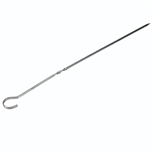 BRRNOO Kabobspett, Metallspett För Kabobs Metallspett Rostfritt Stål 10 STK 40 Cm För Grillning Av Kött Kycklinggrönsaker Utegrill