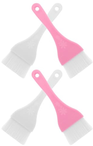 MUSISALY 4 St Ansiktsmaskborstar Applikatorverktyg Ansiktslermaskborste Bodylotion Applikator Resestorlek Makeupborstar Ansikte Skönhetsborste Makeup Rougeborste Kroppsborste Makeup