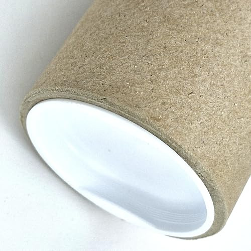F.Lupinski Rollo de póster extra fuerte y estable de 60 cm, tubo de envío postal, rollo protector, tubo de póster con tapa para enviar 60 x 5 cm, producto alemán (60 cm, 1 x 60 x 5,1 cm hasta DIN A2)
