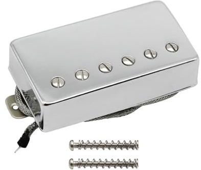 Professionelle Humbucker Tonabnehmer Für Elektrische Akustikgitarren Mit Verchromtem Schwarz/goldenem Zubehör(3/4)
