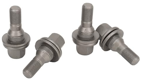 Jeu Boulons Roue Compatible Avec Peugeot 206 1998-2011 2012 2013 2014 2015 2016 4 Pièces De Voiture 17 Mm. 540567 Goujons D'écrous De Pneu