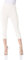 Roman Originals Cropped Trousers for Women UK Ladies Capri Leggings Summer Pants Short Crop Stretch 3/4 Length Three Quarter Pedal Pusher Clothes Elasticated Bengaline Cut Off - Ivory - Size 20
