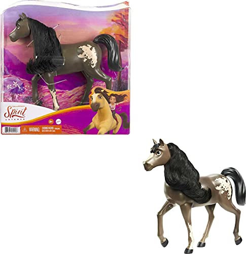 Spirit-Cavallo da Mandria con Testa Mobile e Lunga Criniera,Giocattolo per Bambini 3+Anni, GXD99