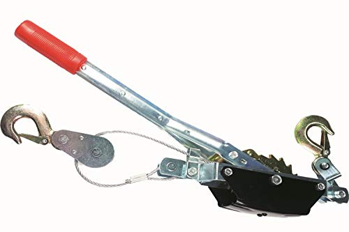 Seilzug mit Ratsche 2T Zug Ratschenzug Flaschenzug Handseilwinde Handseilzug