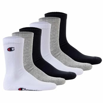Champion Unisex Legacy Crew X6 U20005 Strumpor, Flerfärgad, 35-38