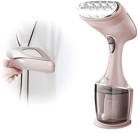 NCRD Garment Steamer-Portable, Handhållen ångbåt for plagg och tyg - Säker och liten handsy - Kompakt Mini Steamer for kläder, 260ml Vattentank