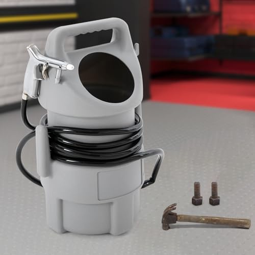 DSYOGX Sand Blasting Gun Kit Mobile Sandblaster Gun 3.5 CFM at 50 PSI Sand Blaster with 4.5m PVC Hose and 3mm Wrench Portable Sand Blaster for Abrasive Sand Blaster Blasting