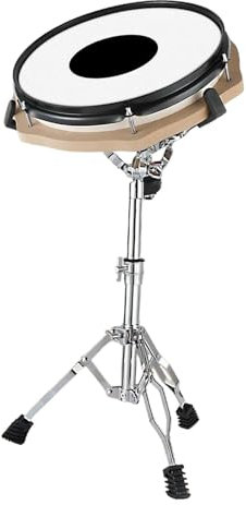 Generic Übungs Drum Pad mit Snare Drum Ständer, Verstellbare Stativbeine für Erwachsene
