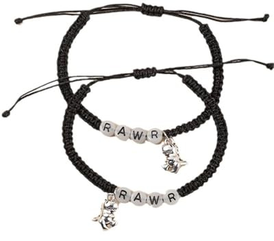 MYGLOAR 2 braccialetti dinosauri, braccialetti emozionali luminosi per bambini, regali per compleanni e feste per bambini e ragazzi