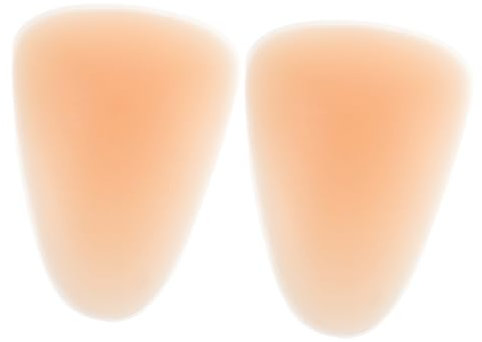 Kisangel 2pcs Silicone Knee Pads for Skating, Skin- Non-Adhesive Knee Protectors, Medium Size, Anti-Slip Sport Sleeves for Women and Men, Suitable for Ice Skating and Cycling