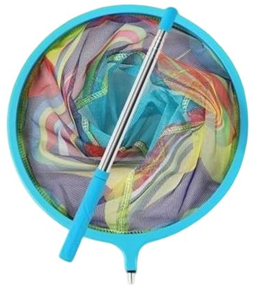 Épuisettes de Pêche - Épuisette de Pêche à Séchage Rapide | Équipement Réglable avec Accessoires Gain de Place pour Camping Jardin Étang Lac Extérieur Aquarium Bassin Arrière-Cour