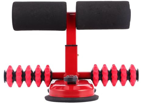 Gogogmee Double Suction Cup Sit-up Assist Device for Household Fitness Crunches Aid Stable Fixation Smooth Floors Sit-up Trainer for Waist Arms Buttocks Sculpting