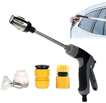 Aquoxis Pressure Washer, High Power Electric Cleaner for Driveway Patio Deck Fence Car Siding, Universal Compatibility, Portable Outdoor Cleaning Tool (Water Gun)
