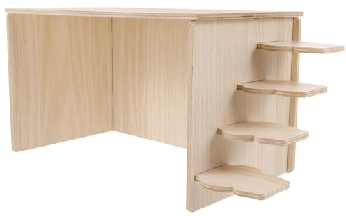 MAGICLULU Cabane en Bois pour Hamster Cachette Résistante avec Échelle