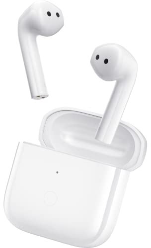 Xiaomi Redmi Buds 3, Design semi-in-ear, Chipset BLUETOOTH® Qualcomm® QCC3040, Driver dinamico di 12 mm, Tecnologia di cancellazione dell'eco e soppressione del rumore, Bianco, Versione Italiana