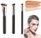 Pennello per Fondotinta, 3PCS Pennelli Make Up Contouring Professionali, Pennello per Correttore con Morbida Fibra Sintetica per Applicare Fondotinta Liquido, Lucidare, Sfumare il Trucco Sul Viso