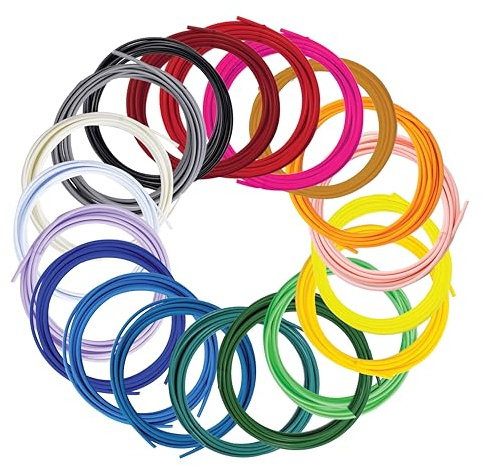 3Doodler Extra Nachfüll-Filamentbox für 3D-Stifte, 20 Farben, 4,6 m pro Farbe, 1,75 mm PLA, Works Flow, SCRIB3D, PIKA3D, MYNT3D und die meisten anderen 3D-Druckstifte