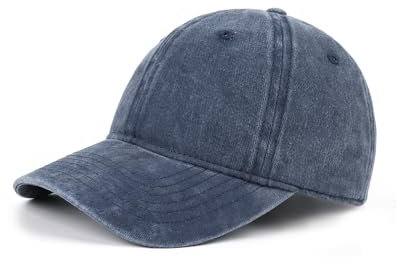 Zylioo XS-S Washed Basecap Kleiner Kopf,Vinatge Kappe Größe 53-57,Baseball Cap Kleine Größen,Kleine Baseballkappe(Version 2.0)