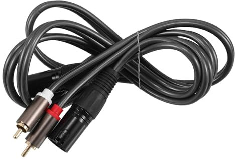 OFFSCH Cavo Audio Doppio Rca A Doppio Xlr Maschio Cavo Di Conversione Audio Bilanciato Connettore Rca A Xlr