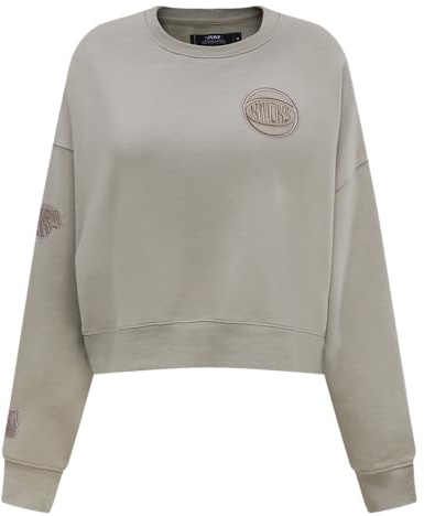 Pro Standard dam NBA Neutral W FLC rund hals, brungrå, M, Mullvadsbrunt, M