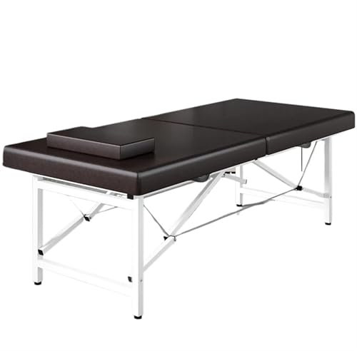 Ayztantine Klappbarer Massagetisch, Schönheits-Tattoo-Liege, Pediküre, faltbares Bett, tragbare Ganzkörper-Massagemöbel Massagebett Tragbar