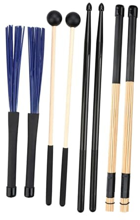 Harilla Drum Sticks Set Drumsticks Professional Anti Slip Percussion Instrument Accessoires pour les débutants Performance Scary