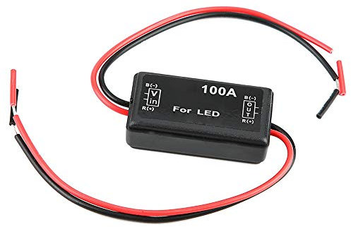 LED Strobe Light Switch Module Étanche Compact Mini Auto Moto Flash Stroboscopique Contrôleur de Lumière pour Voitures Motos Vélos Électriques Noir Plastique 12 16V