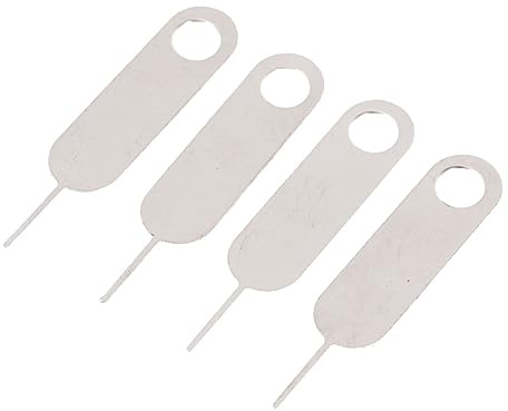 SHINEOFI 100 Piezas Agujas de Extracción de Tarjeta Sim de Herramienta para Teléfonos Móviles Compatible y Dispositivos Accesorio Resistente y Duradero para Extracción de Bandejas Sim